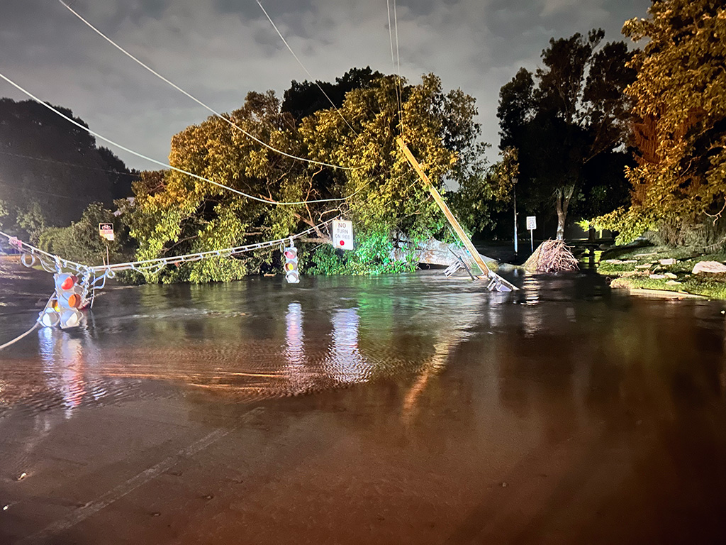 Lexington Main break