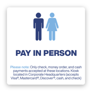 Pay in Person icon