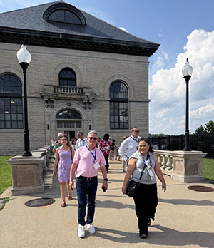Group at Pumping station