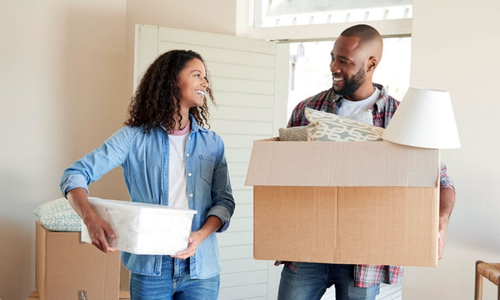 Moving into house image
