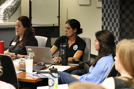 Meghan Brown in emergency preparedness training