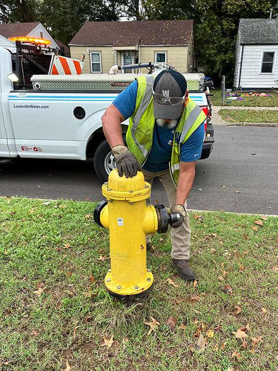 Fire Hydrant Servicer, Dave Hill
