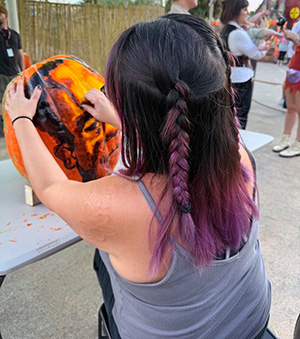 Ong Frankenstein pumpkin