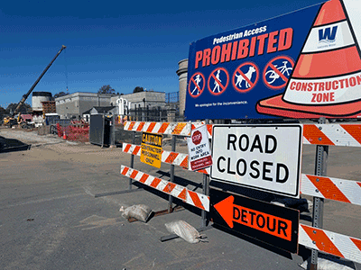 PAC construction zone