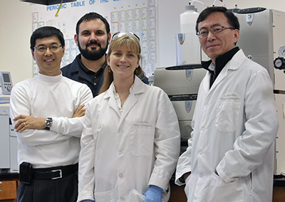 Dr. Rengao with co-workers